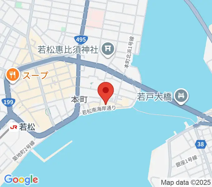 旧古河鉱業若松ビルの地図