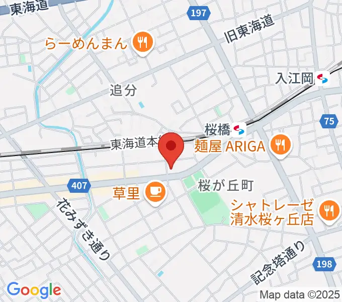 すみやグッディおとサロン清水春日の地図