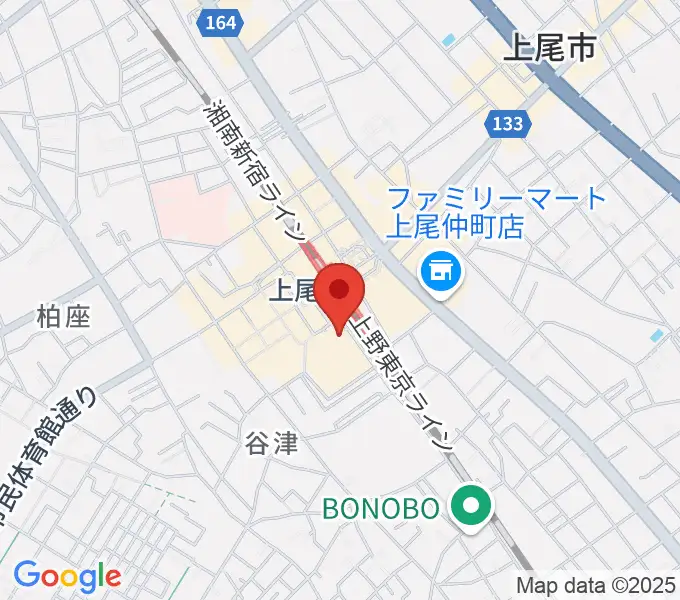 ヨークカルチャーセンター上尾の地図