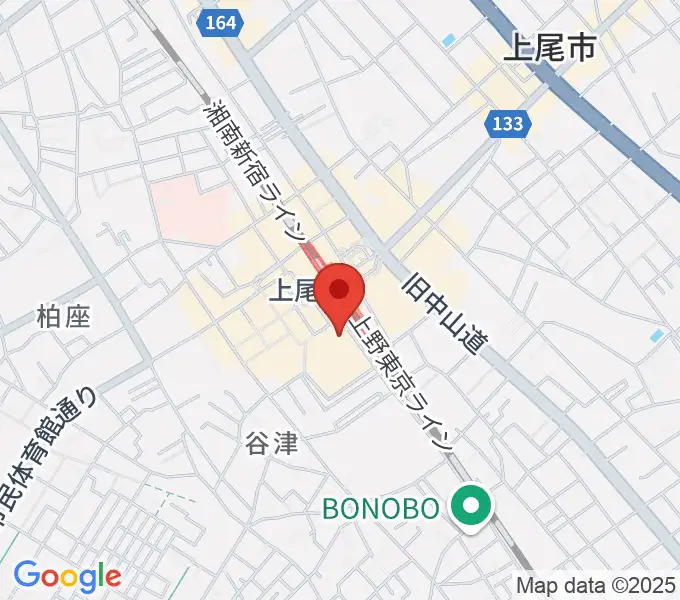 ヨークカルチャーセンター上尾の地図