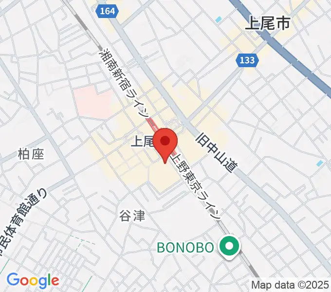 ヨークカルチャーセンター上尾の地図