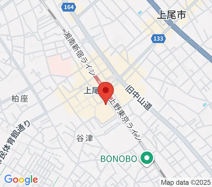 ヨークカルチャーセンター上尾の地図