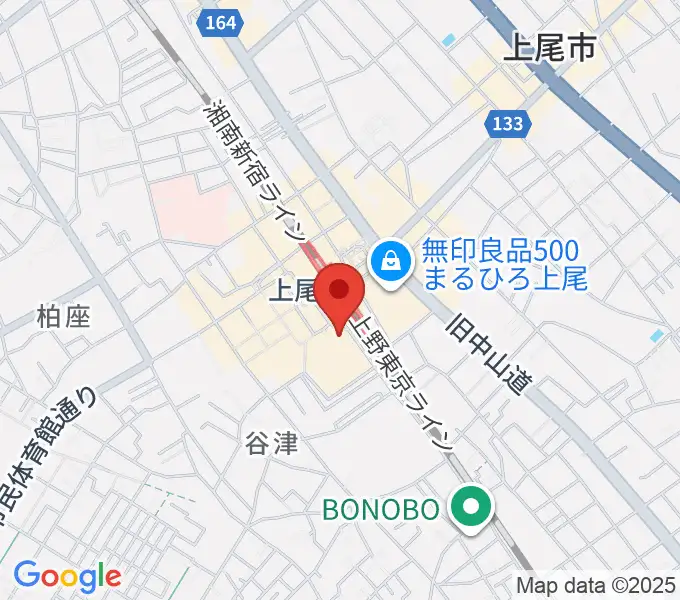 ヨークカルチャーセンター上尾の地図