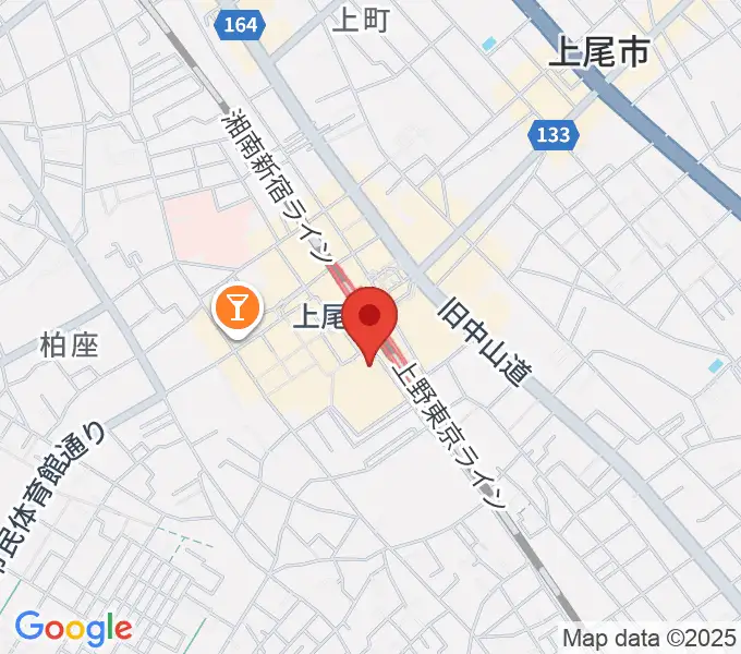 ヨークカルチャーセンター上尾の地図