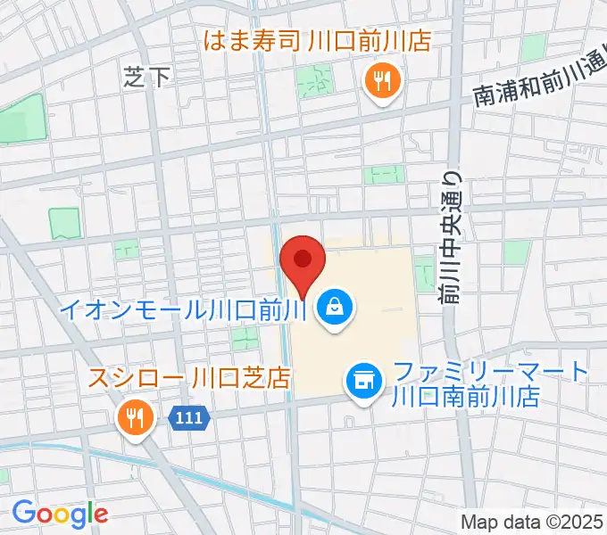 川口カルチャーセンターの地図