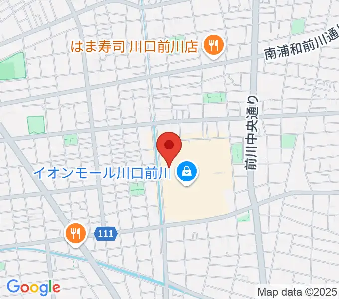 川口カルチャーセンターの地図
