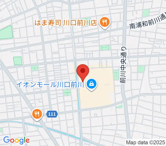 川口カルチャーセンターの地図