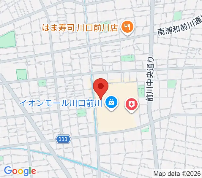 川口カルチャーセンターの地図