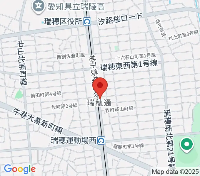 レコーディングスタジオ リカレンスの地図