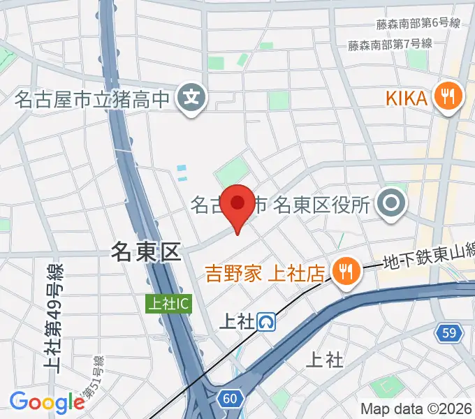 ライブ・ギャラリー 元の地図