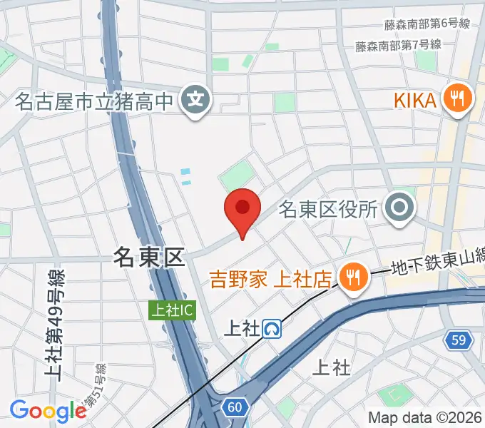 ライブ・ギャラリー 元の地図