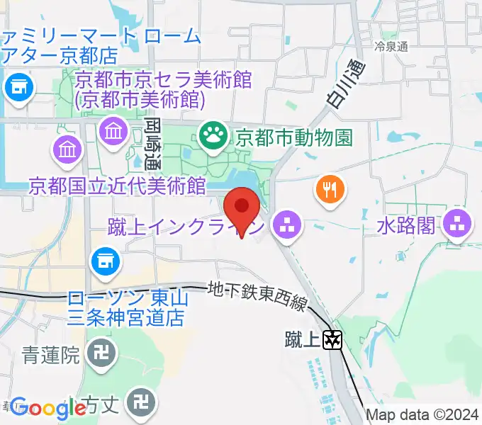 京都市国際交流会館kokokaの地図