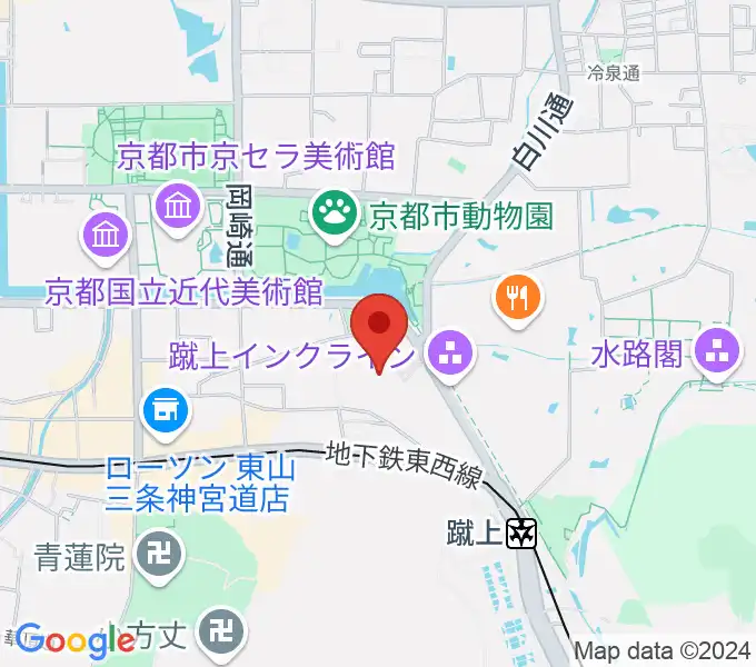 京都市国際交流会館kokokaの地図