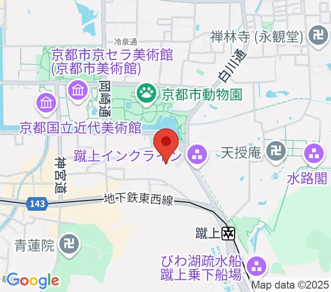 京都市国際交流会館kokokaの地図