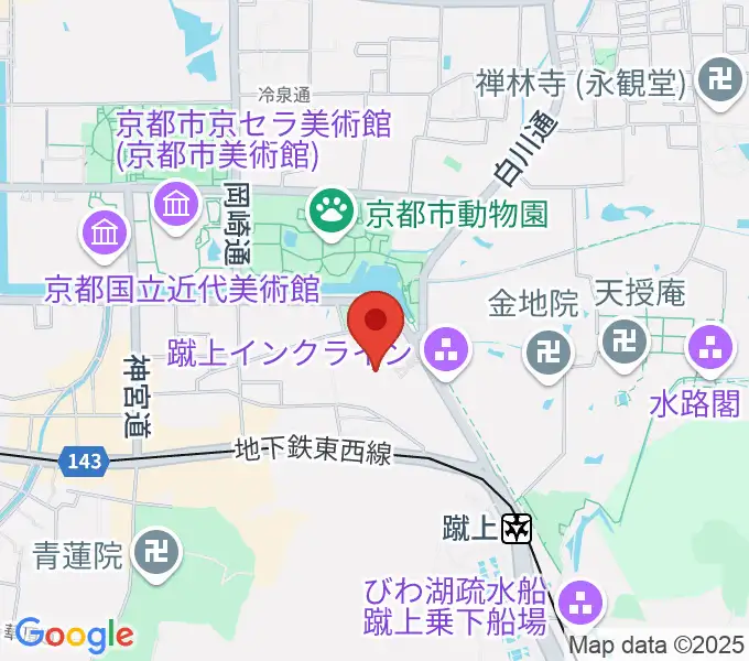 京都市国際交流会館kokokaの地図