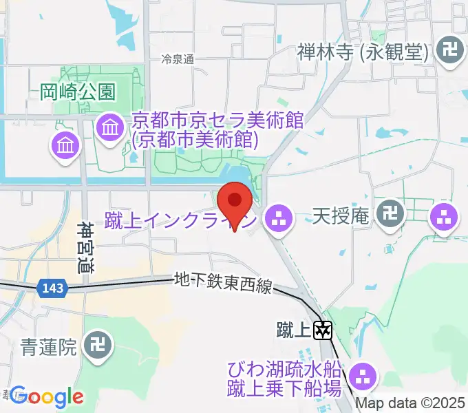 京都市国際交流会館kokokaの地図