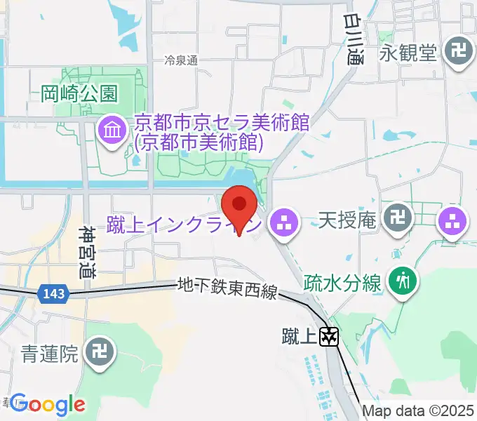 京都市国際交流会館kokokaの地図