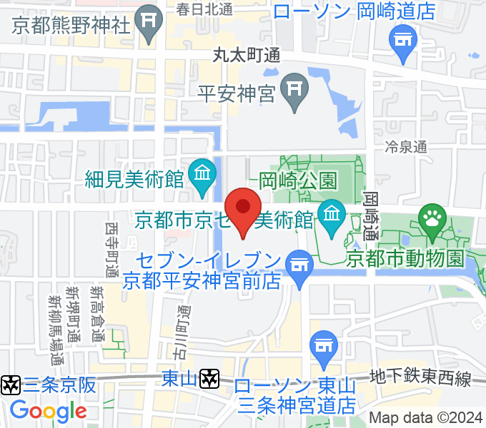 みやこめっせ 京都市勧業館の場所
