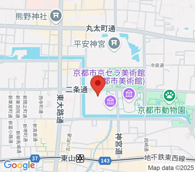 京都伝統産業ミュージアムの地図