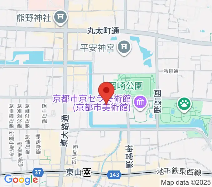 京都伝統産業ミュージアムの地図