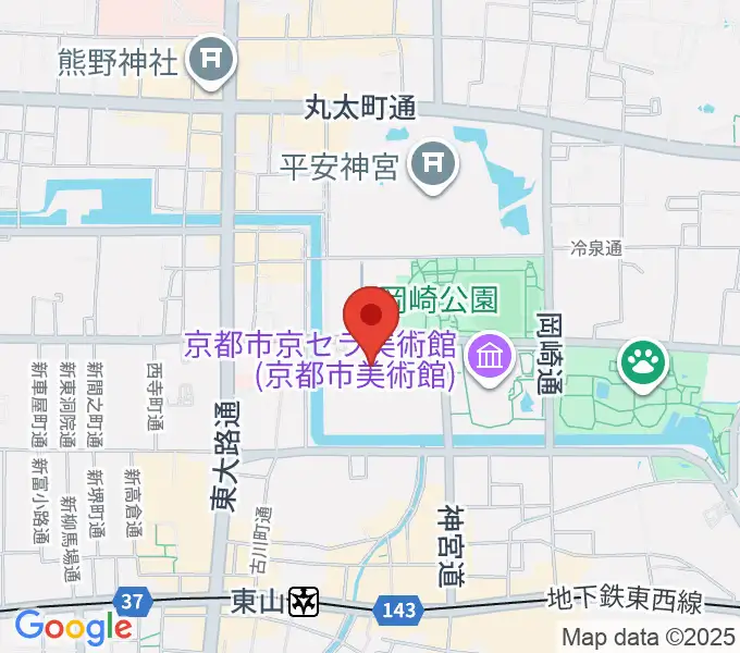 京都伝統産業ミュージアムの地図