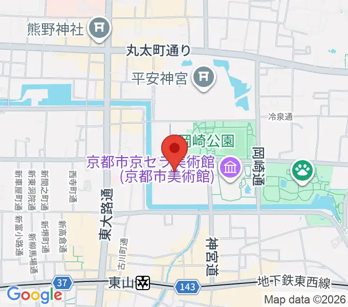 京都伝統産業ミュージアムの地図