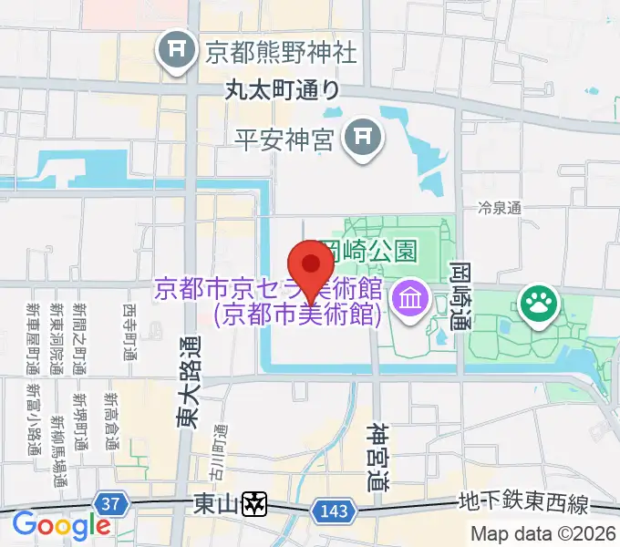 京都伝統産業ミュージアムの地図