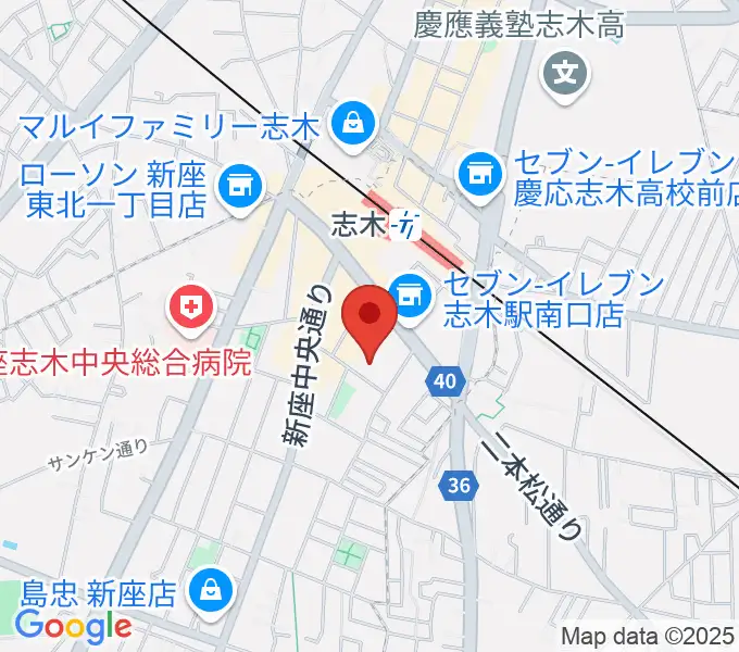 志木カルチャーセンターの地図
