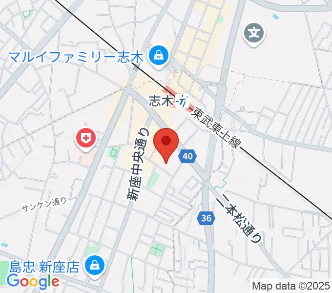 志木カルチャーセンターの地図