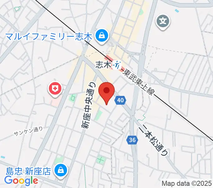 志木カルチャーセンターの地図