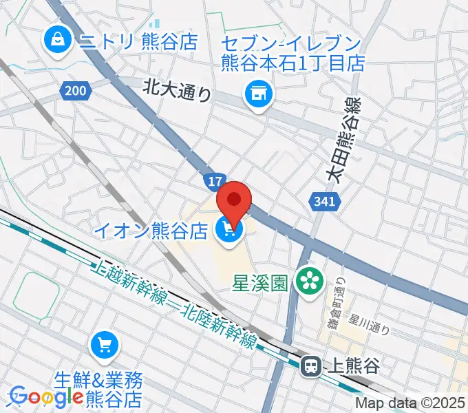 熊谷カルチャーセンターの地図