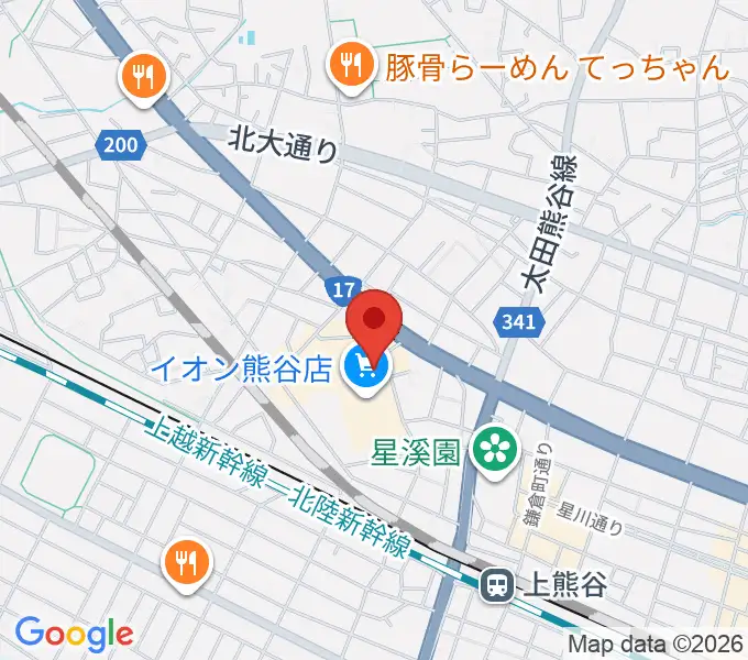 熊谷カルチャーセンターの地図