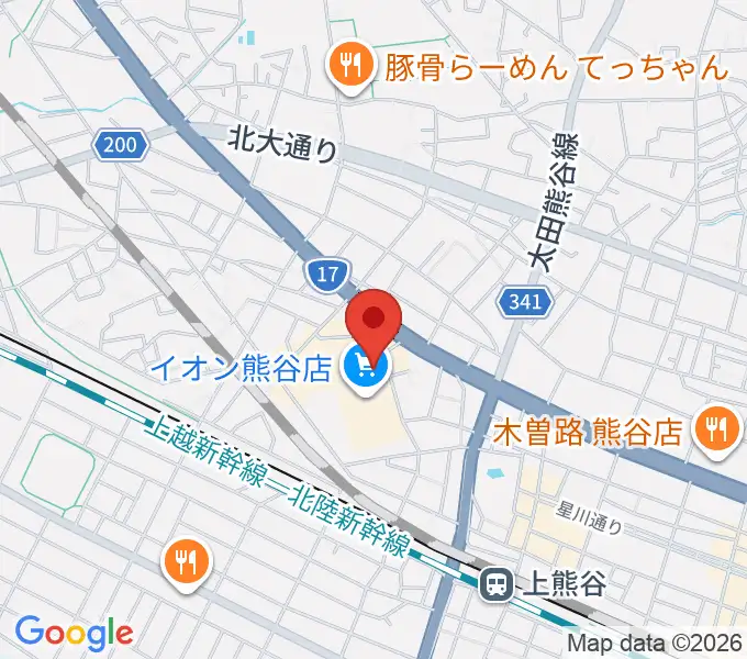 熊谷カルチャーセンターの地図