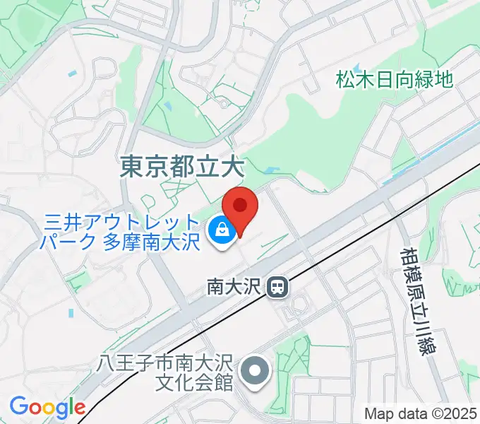 TAMAカルチャーカレッジの地図