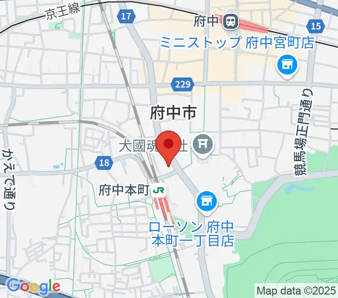 ヨークカルチャーセンター府中の地図