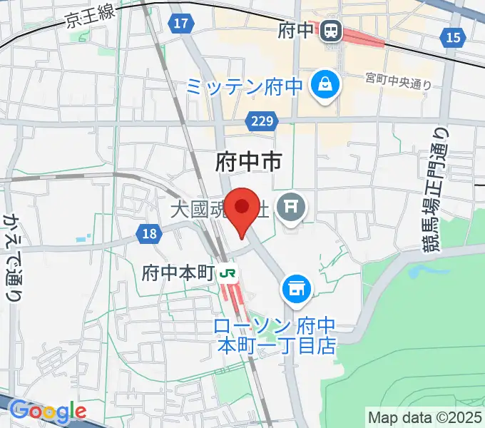 ヨークカルチャーセンター府中の地図