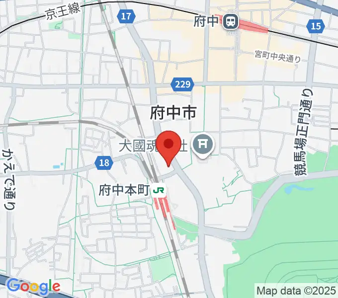 ヨークカルチャーセンター府中の地図