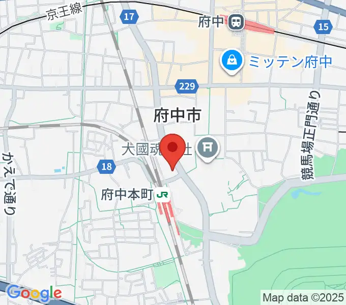 ヨークカルチャーセンター府中の地図