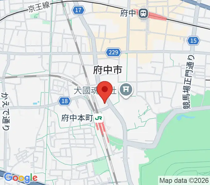 ヨークカルチャーセンター府中の地図