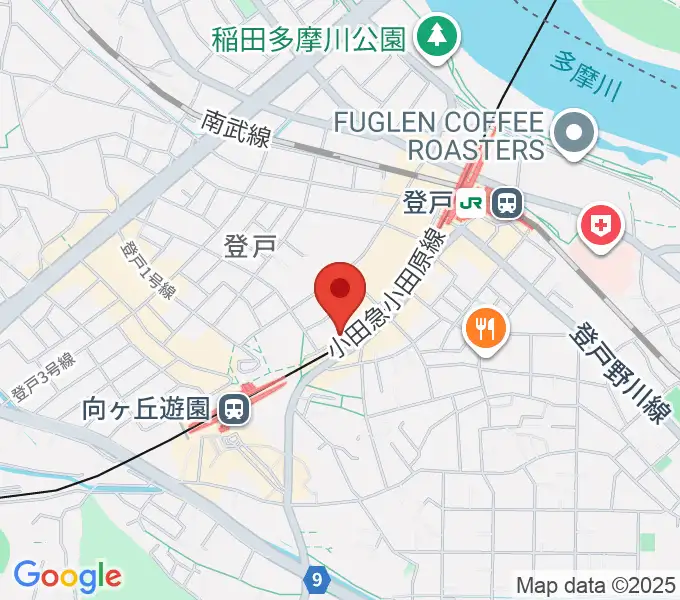 アミーズボーカルスクール向ヶ丘遊園校の地図