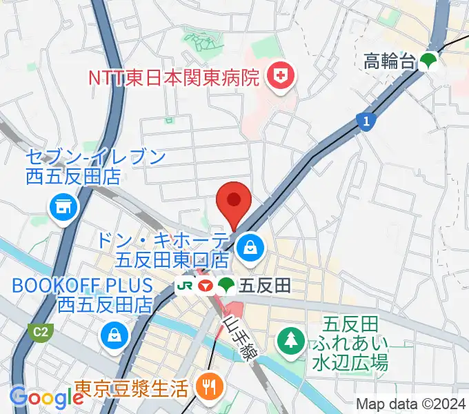 東京デザインセンター・ガレリアホールの地図