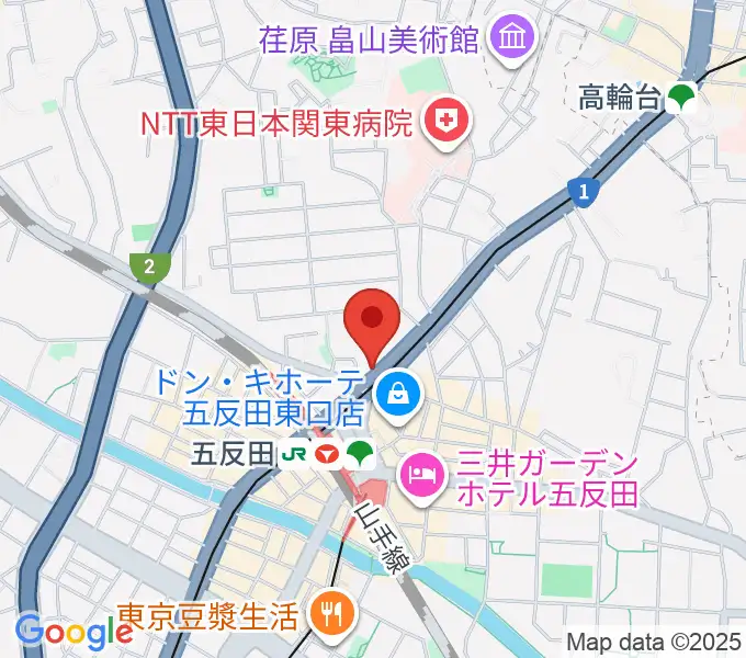 東京デザインセンター・ガレリアホールの地図