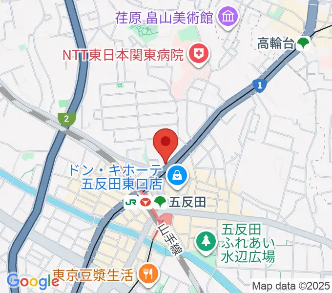 東京デザインセンター・ガレリアホールの地図