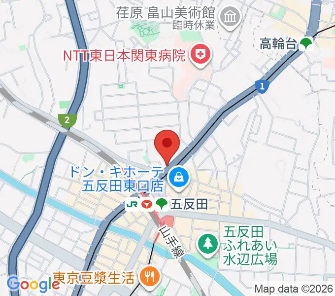 東京デザインセンター・ガレリアホールの地図