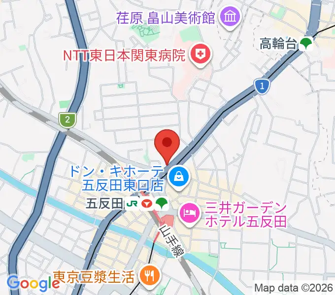 東京デザインセンター・ガレリアホールの地図