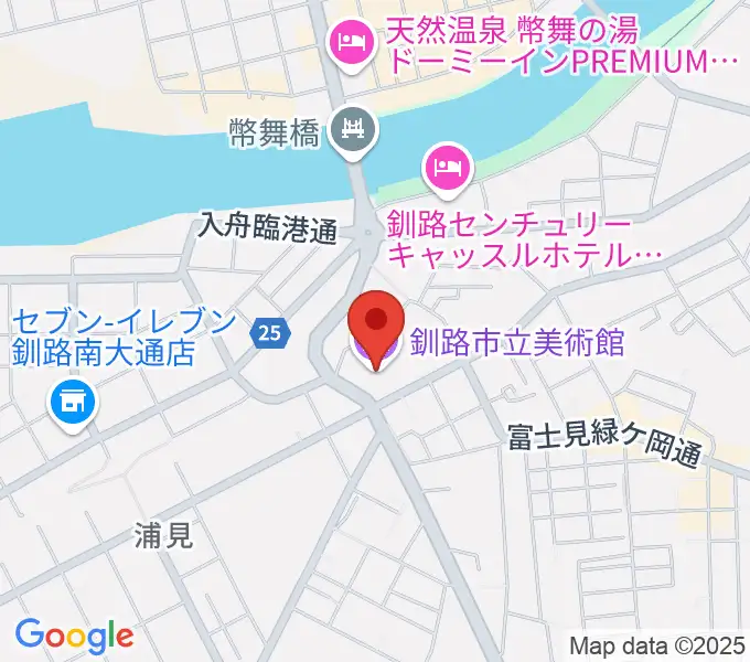 釧路市生涯学習センター まなぼっと幣舞の地図