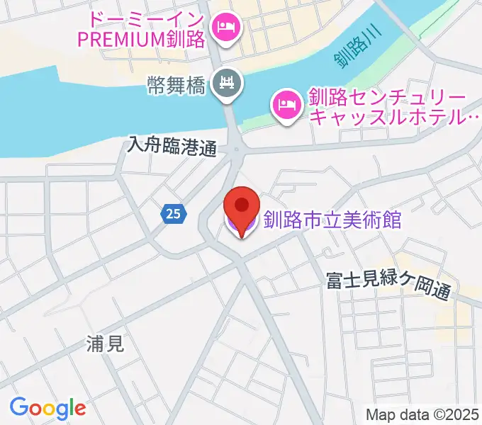 釧路市生涯学習センター まなぼっと幣舞の地図