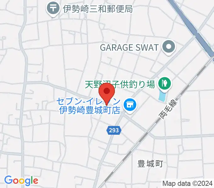 平田ドラム教室 伊勢崎店の地図