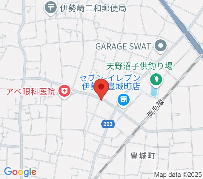 平田ドラム教室 伊勢崎店の地図