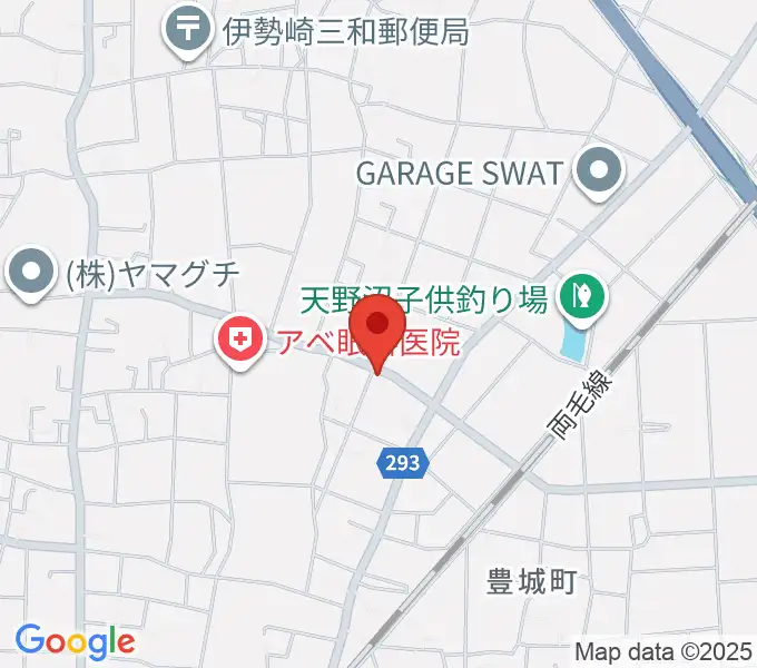 平田ドラム教室 伊勢崎店の地図